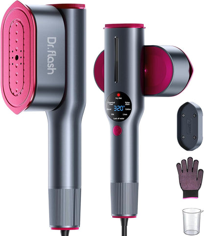 Plancha a Vapor Portátil 2 en 1 (Giratoria)