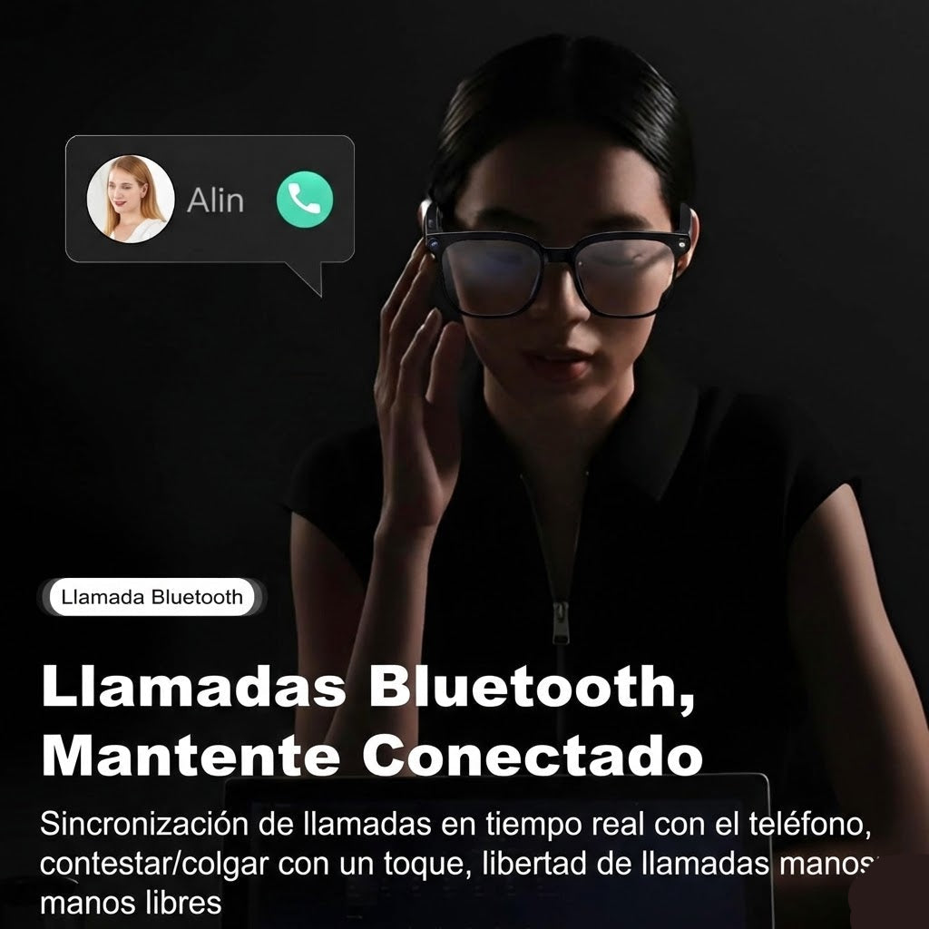 Gafas Inteligentes con Cámara y Traductor IA