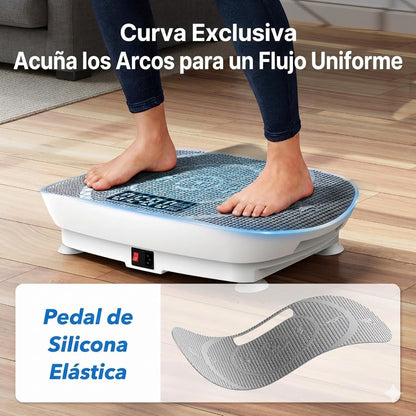 Plataforma Vibratoria Curva Drenaje & Relax