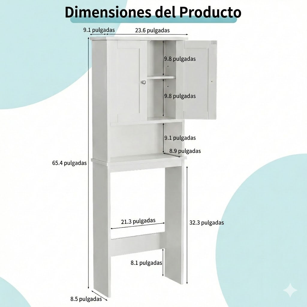 Estante Ahorra Espacio para Baño